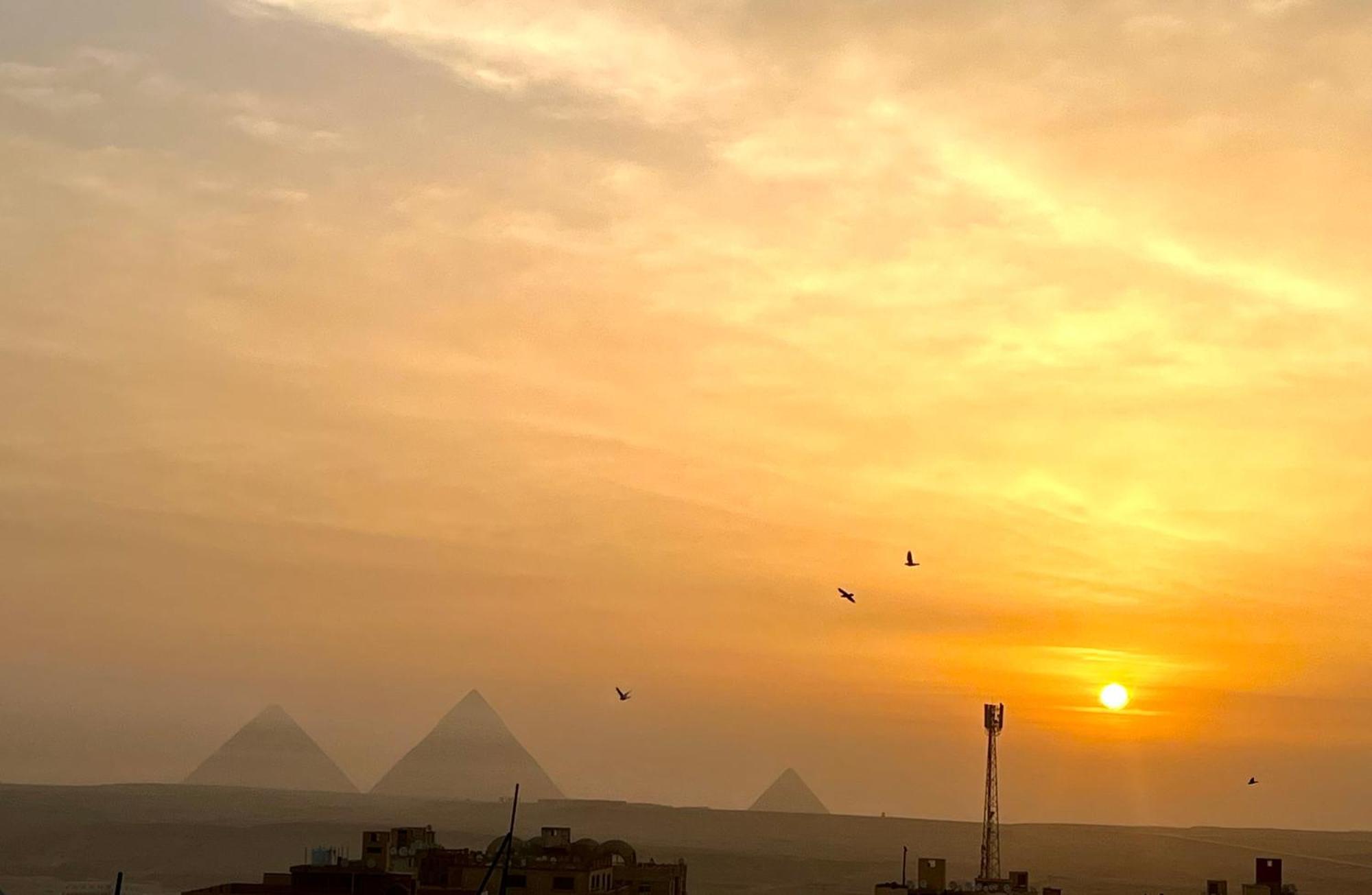 Panorama 3 Pyramids View Inn Gíza Kültér fotó